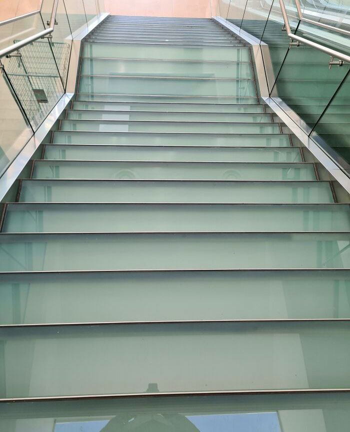 These Stairs At The Hospital Require Extra Focus