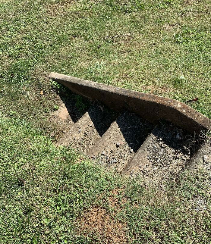 This Useless Staircase I Found In The Wild