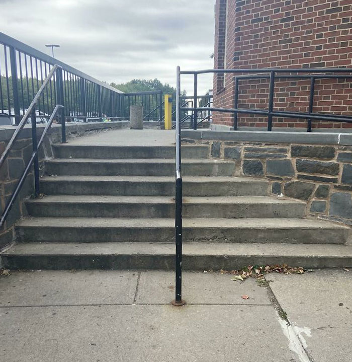 Whoever Designed These Stairs Needs To Be Fired Immediately