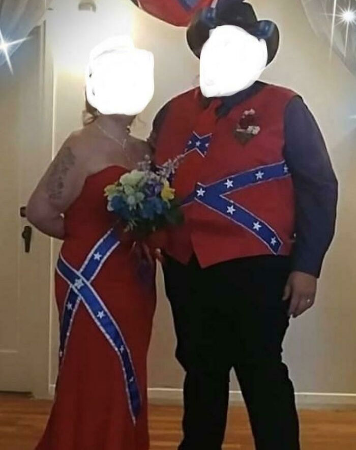 Her Dress Was The Only Thing Not White At This Wedding ‘Merica....