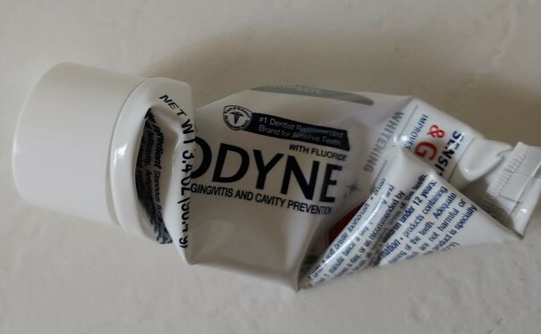 Apparently This. Toothpaste.