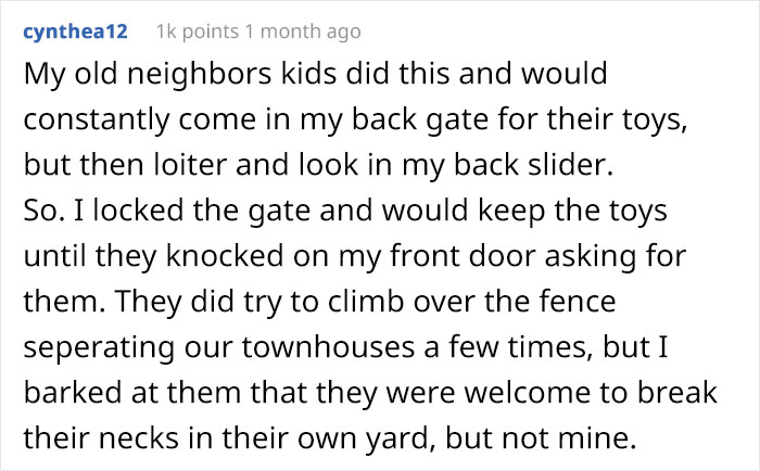 Person Refuses To Put Up With Neighbor's Kid After One Of The Balls He's Constantly Kicking Over The Fence Hits Their Puppy