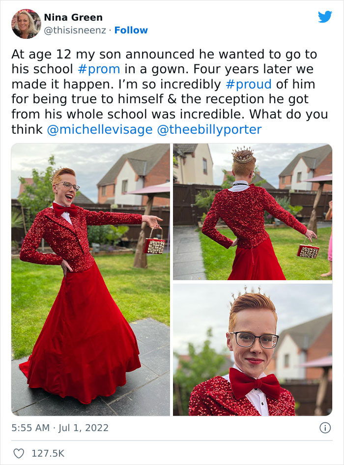 My Son in a Prom Dress