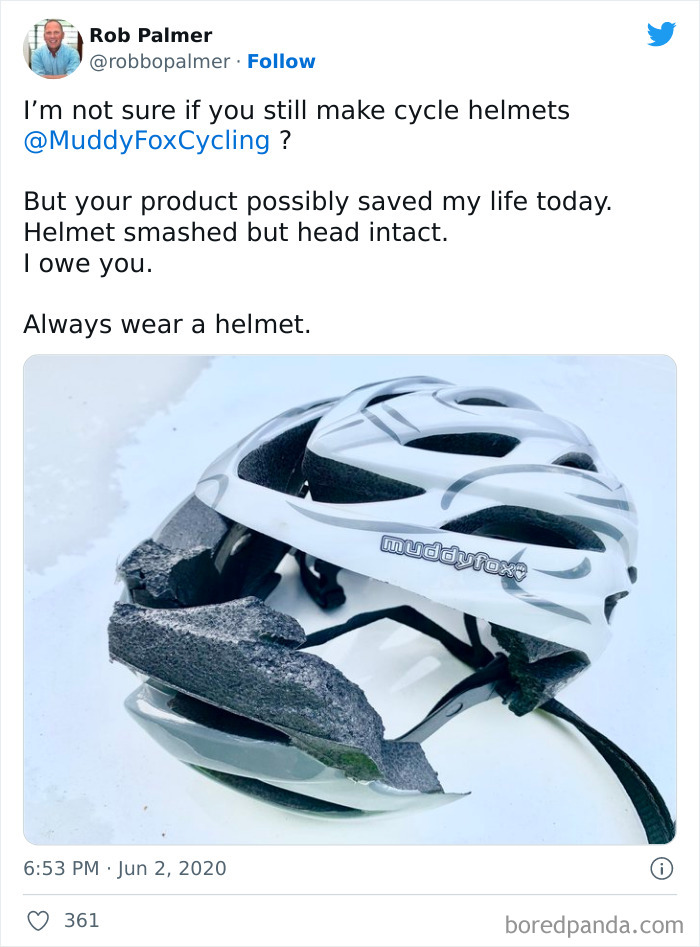 The Helmet Possibly Saved Me From Serious Harm