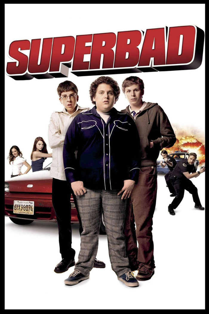 Movie poster for "Superbad"