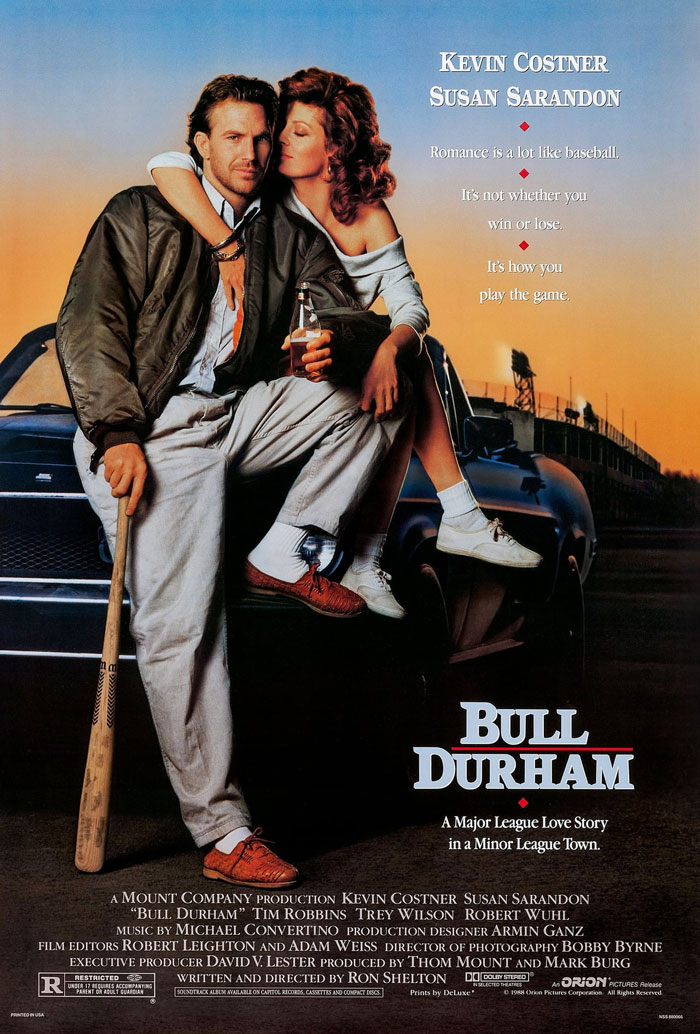 Movie poster for "Bull Durham"