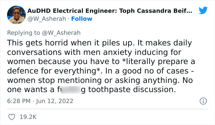 “I’ve Been Asking My Male Friends To Do Something – Watch If The First Response To Everything A Woman Tells You Is To Refute, Say No, Or Something Negative” “I’ve Been Asking My Male Friends To Do Something – Watch If The First Response To Everything A Woman Tells You Is To Refute, Say No, Or Something Negative”