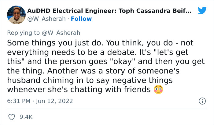 “I’ve Been Asking My Male Friends To Do Something – Watch If The First Response To Everything A Woman Tells You Is To Refute, Say No, Or Something Negative” “I’ve Been Asking My Male Friends To Do Something – Watch If The First Response To Everything A Woman Tells You Is To Refute, Say No, Or Something Negative”