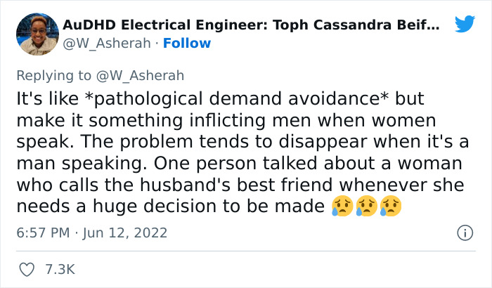 “I’ve Been Asking My Male Friends To Do Something – Watch If The First Response To Everything A Woman Tells You Is To Refute, Say No, Or Something Negative” “I’ve Been Asking My Male Friends To Do Something – Watch If The First Response To Everything A Woman Tells You Is To Refute, Say No, Or Something Negative”