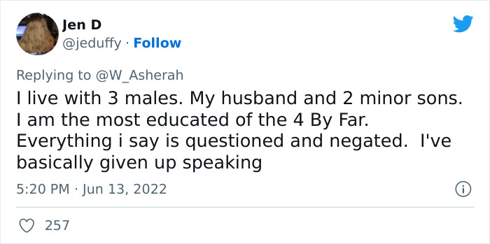 “I’ve Been Asking My Male Friends To Do Something – Watch If The First Response To Everything A Woman Tells You Is To Refute, Say No, Or Something Negative” “I’ve Been Asking My Male Friends To Do Something – Watch If The First Response To Everything A Woman Tells You Is To Refute, Say No, Or Something Negative”