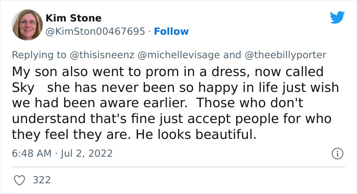 Supportive Mom Shares Pics Of Son Wearing A Dress For Prom, Inspiring Others To Accept And Celebrate Their Children