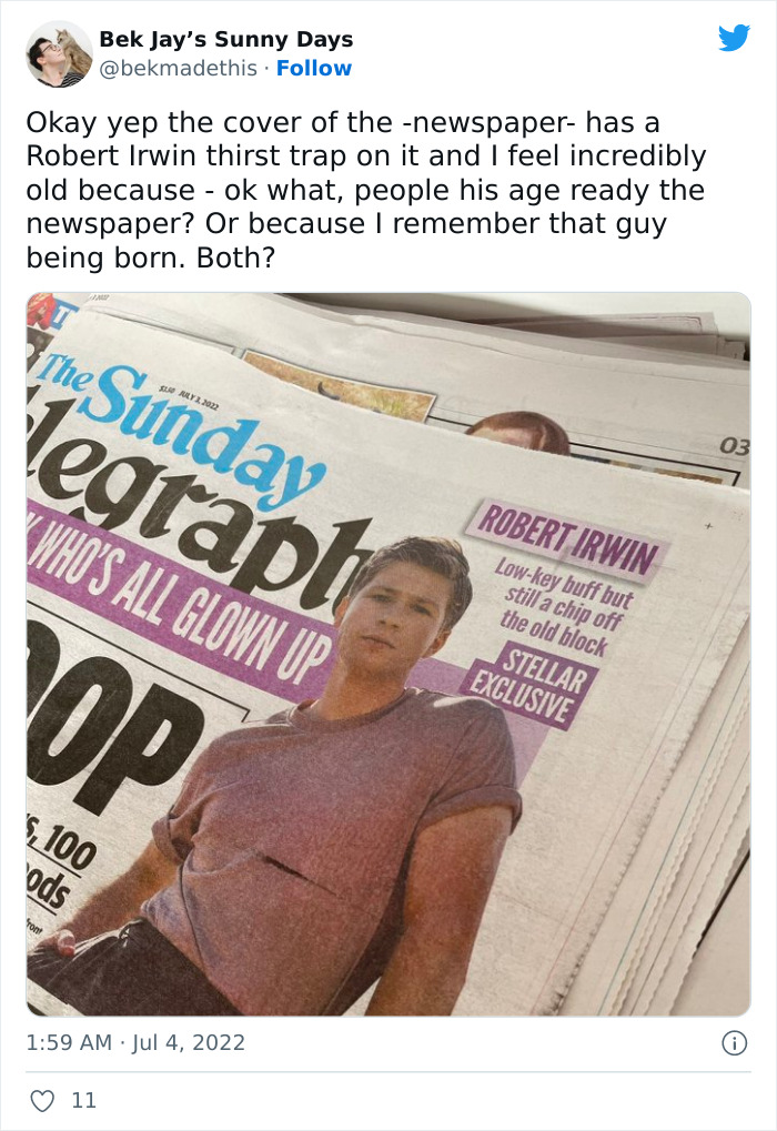 Robert Irwin's Photoshoot With Stellar Magazine Is Creating Quite A Buzz On The Internet Robert Irwin's Photoshoot With Stellar Magazine Is Creating Quite A Buzz On The Internet