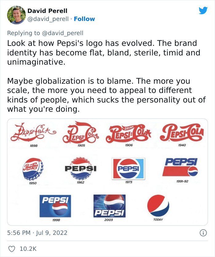 Person Reveals Why Popular Brands Are Changing Their Logos To Look Similar, Goes Viral On Twitter Person Reveals Why Popular Brands Are Changing Their Logos To Look Similar, Goes Viral On Twitter