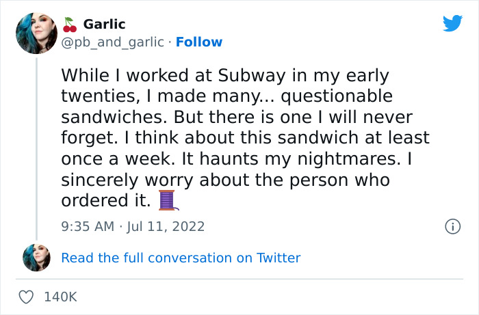 Ex-Subway Employee Goes Viral For Sharing This Cursed Subway Sandwich Story