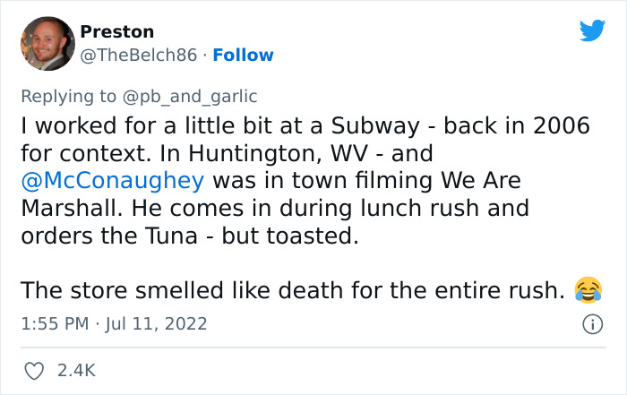 Ex-Subway Employee Goes Viral For Sharing This Cursed Subway Sandwich Story Ex-Subway Employee Goes Viral For Sharing This Cursed Subway Sandwich Story
