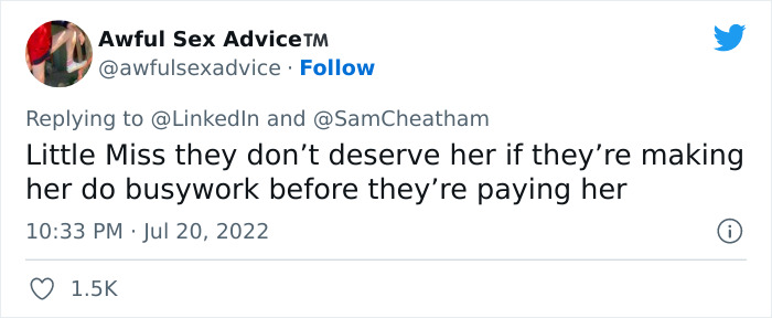 LinkedIn Dissed ‘Little Miss’ For Not Applying If There Is A Cover Letter Requirement And Twitter Users Respond LinkedIn Dissed ‘Little Miss’ For Not Applying If There Is A Cover Letter Requirement And Twitter Users Respond