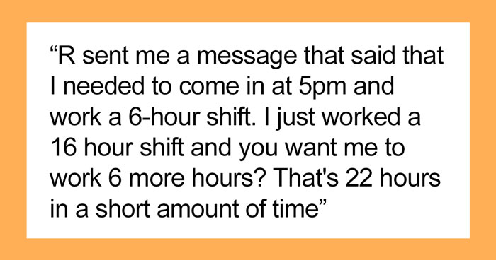 “I Was On The Verge Of Crying”: Boss Tries To Get Back At This Employee For Giving In His 2-Week Notice, Makes Him Do A 16-Hour Shift