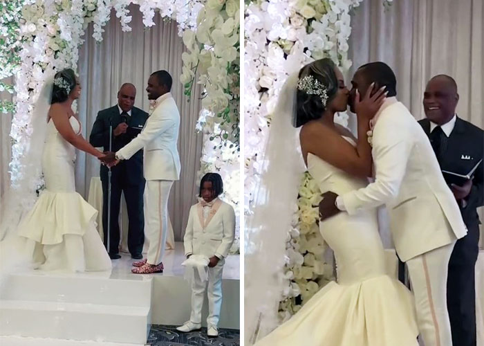 Bride Goes Viral After Embracing Her Natural Hair Color On Her Wedding Day