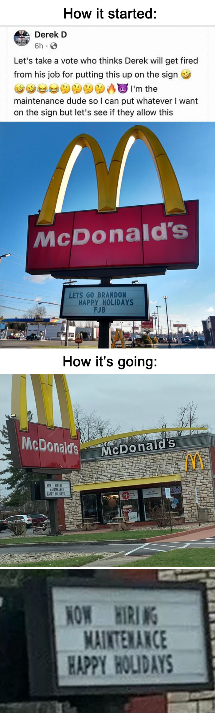 McDonald's Employee Loses Job