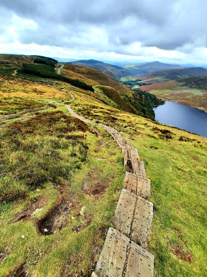 Hiking In The Wicklow Mountains.