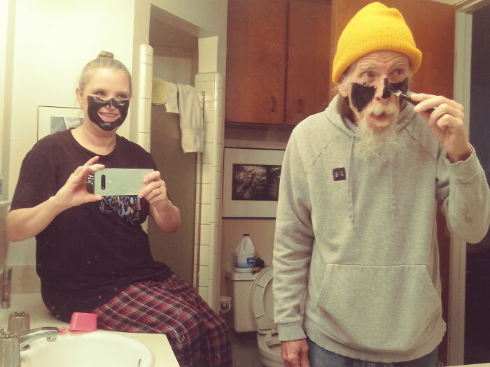 Spending Time With My Dad ☺ In This One We're Doing A Beauty Mask