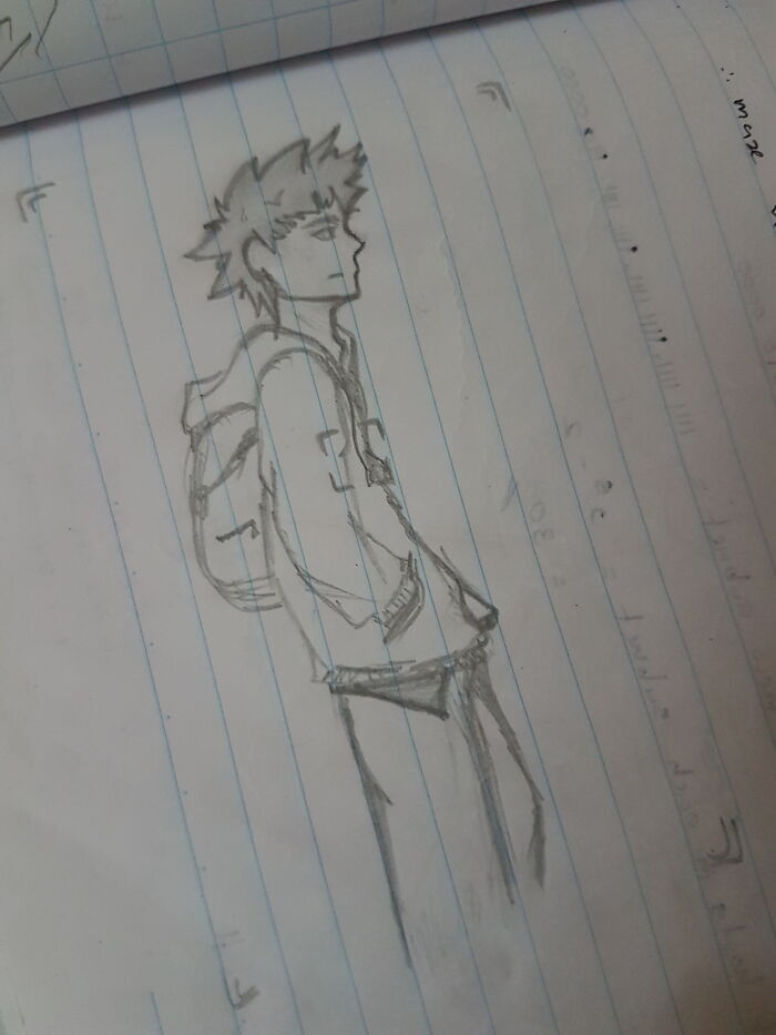 A Random Doodle I Did, When I Was Bored In Class