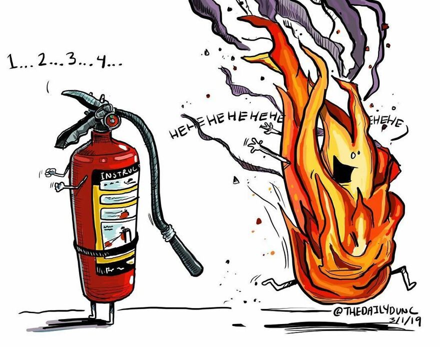 Artist Draws What Non-Living Objects Would Say If They Could Talk In 74 New Funny Comics