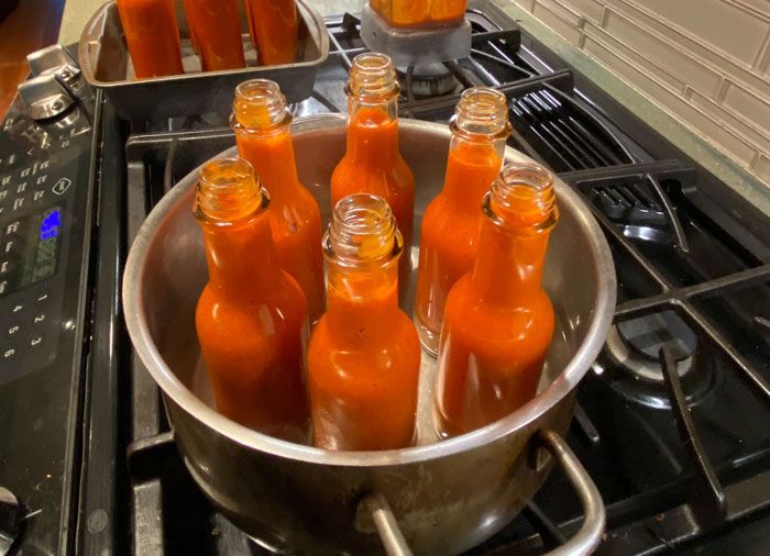 Vinegar based hot sauce