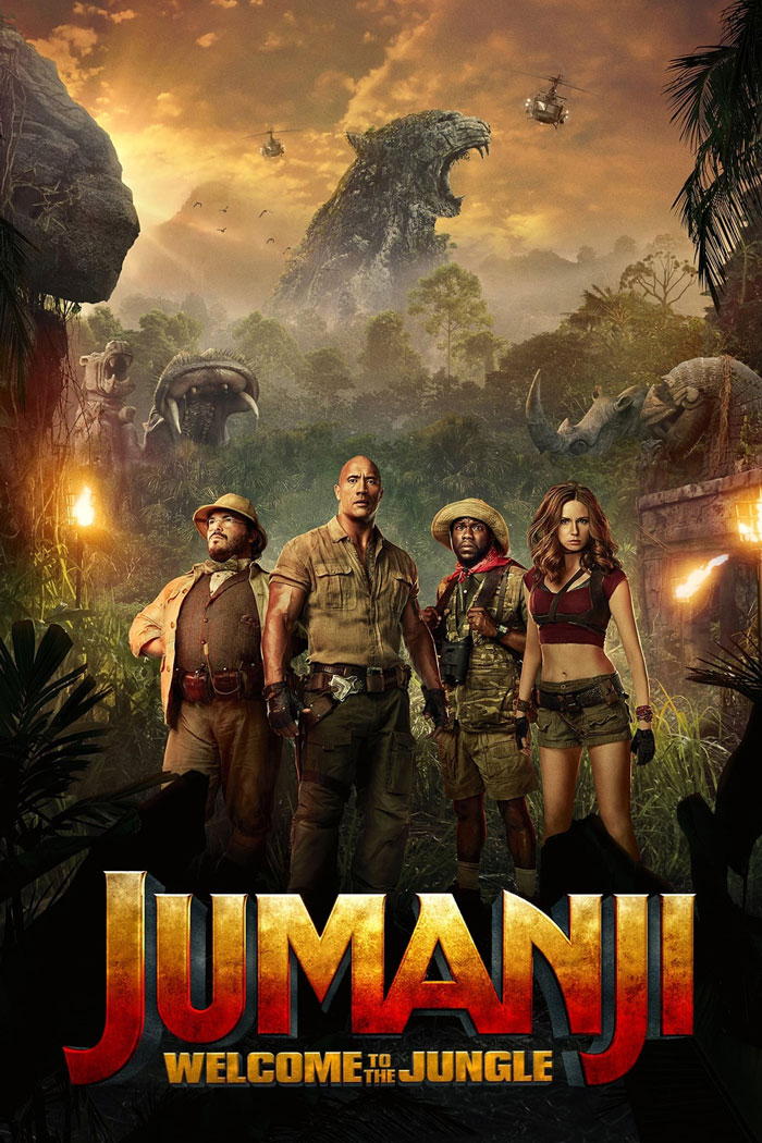 Movie poster for "Jumanji: Welcome To The Jungle"