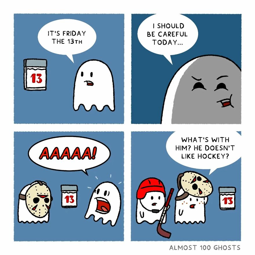 Artist Shows The Secret Life Of Some Adorable Ghosts (35 Pics)