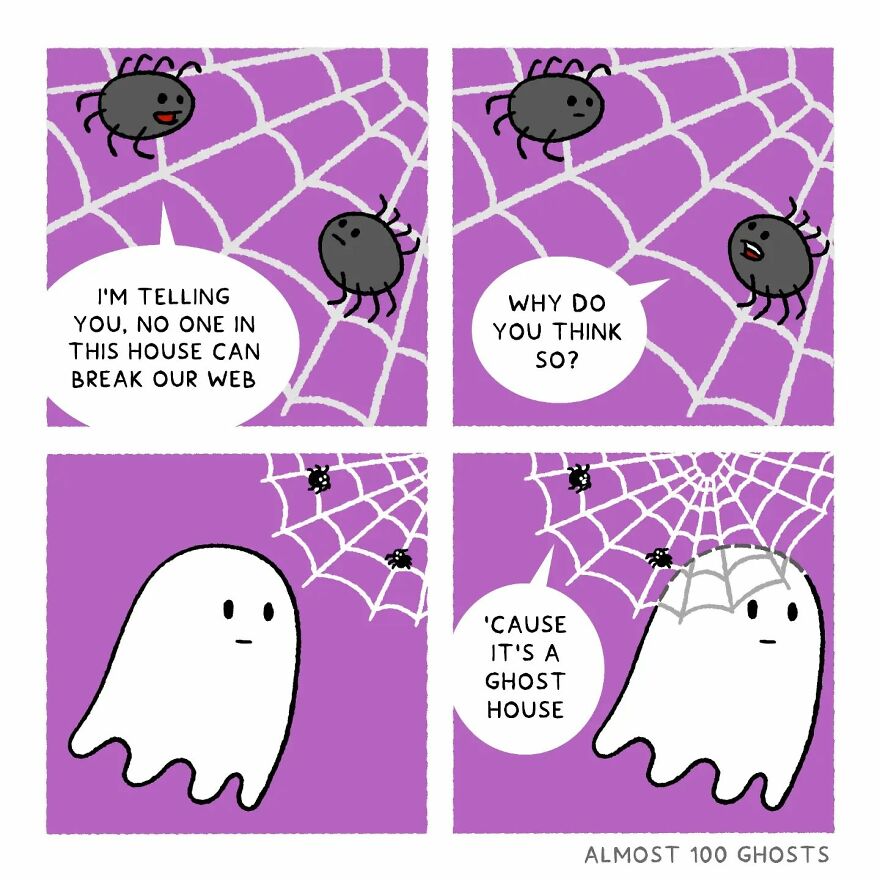 Artist Shows The Secret Life Of Some Adorable Ghosts (35 Pics)