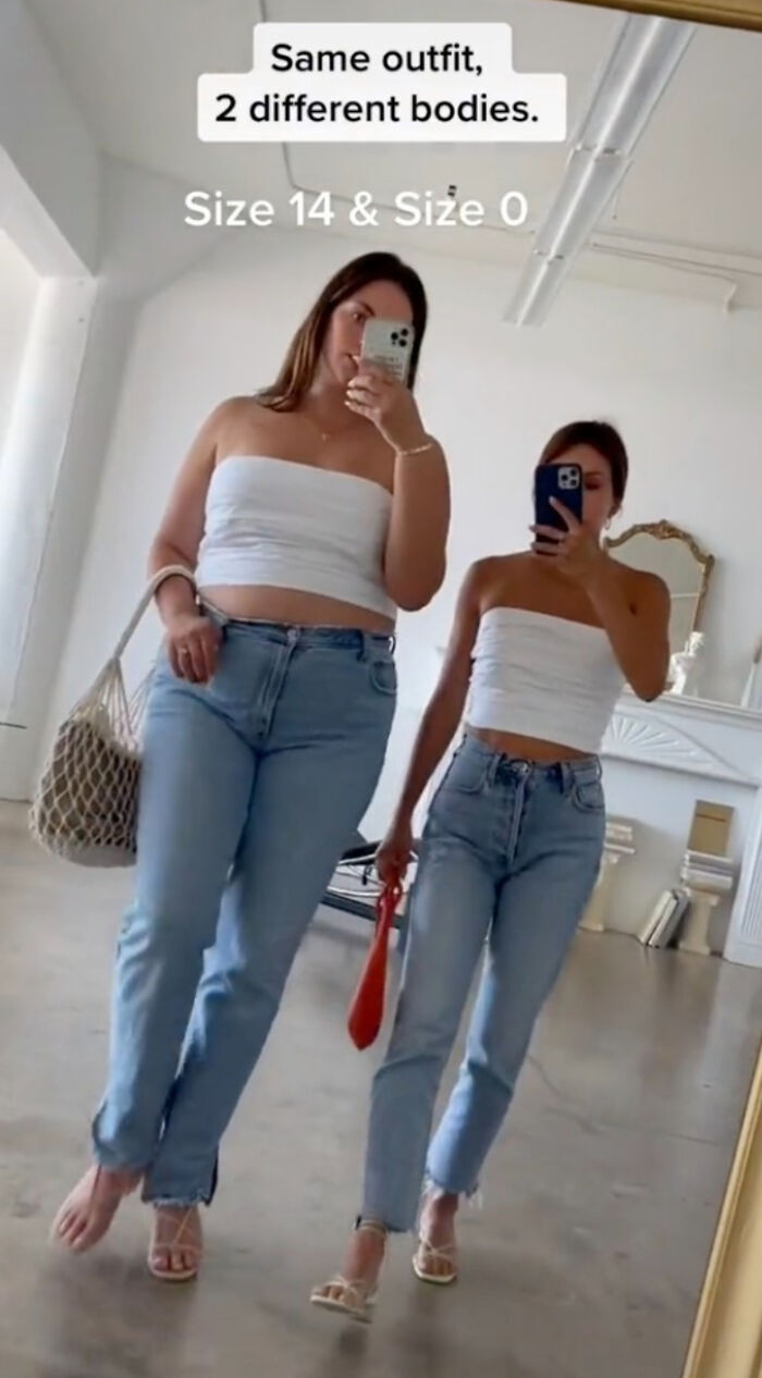 Women Compare XL And XS Sizes Of The Same Clothes, And Their Videos Go  Viral