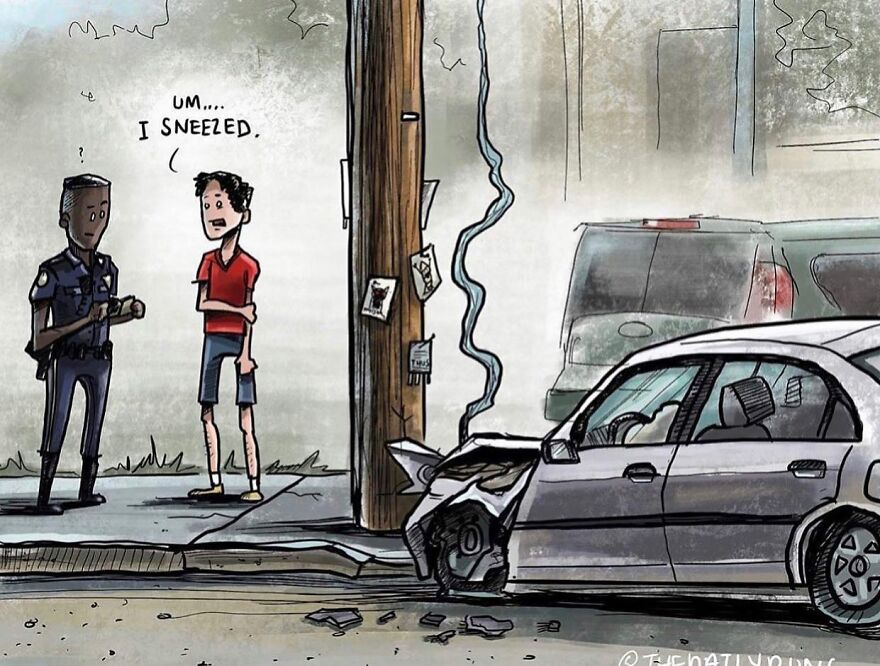 Artist Draws What Non-Living Objects Would Say If They Could Talk In 74 New Funny Comics