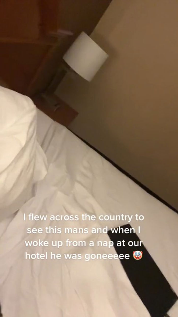 This Guy Ditched His Date While She Was Napping At The Hotel After She Flew Across The Country To Meet Him
