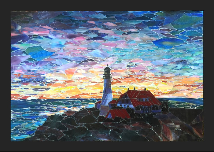 I Spend Hundreds Of Hours Creating Glass Mosaics Of The Places And Things I Love (8 Pics) I Spend Hundreds Of Hours Creating Glass Mosaics Of The Places And Things I Love (8 Pics)