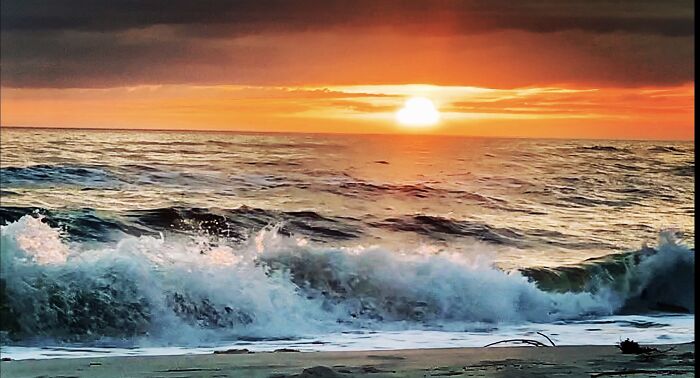 Moved Into An Rv Two Years Ago To Travel The Country; Dauphin Island Sunset In Alabama