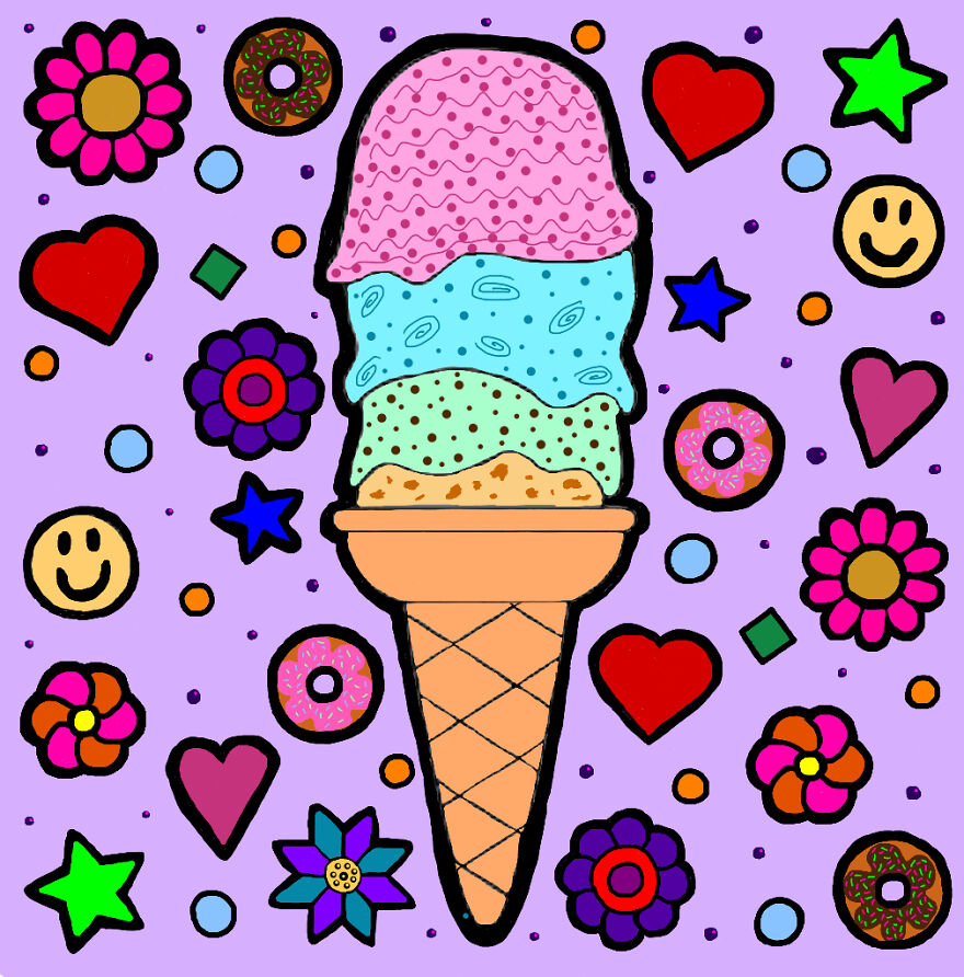 My Favourite Ice-Cream Flavours Are Honeycomb & Bubblegum!