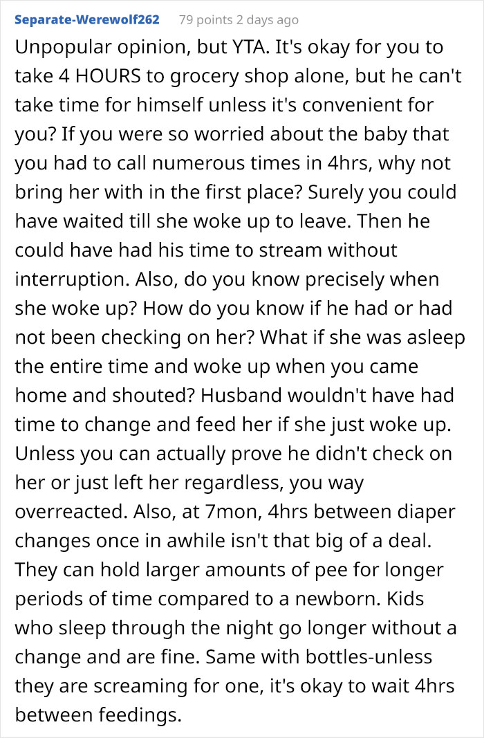 Family Drama Ensues After Wife Comes Home To Find 7-Month-Old Daughter Hungry And With A Full Diaper While Husband Is "Live Streaming" In Another Room Family Drama Ensues After Wife Comes Home To Find 7-Month-Old Daughter Hungry And With A Full Diaper While Husband Is "Live Streaming" In Another Room