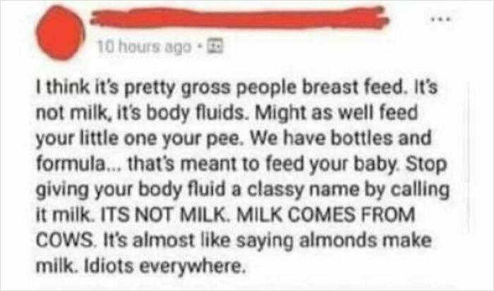 Breast Milk Is Now Pee