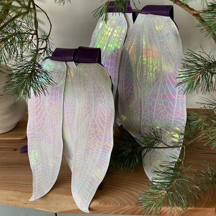 Fairies Wear Boots And Backpacks: Here’s A New Fairy Wings Backpacks Series (5 Pics)