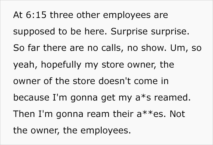 “Bad Management Usually Causes That”: Mcdonald’s Manager Arrives At 4AM For Breakfast Shift, Other Employees Pull A “No Call, No Show” “Bad Management Usually Causes That”: Mcdonald’s Manager Arrives At 4AM For Breakfast Shift, Other Employees Pull A “No Call, No Show”