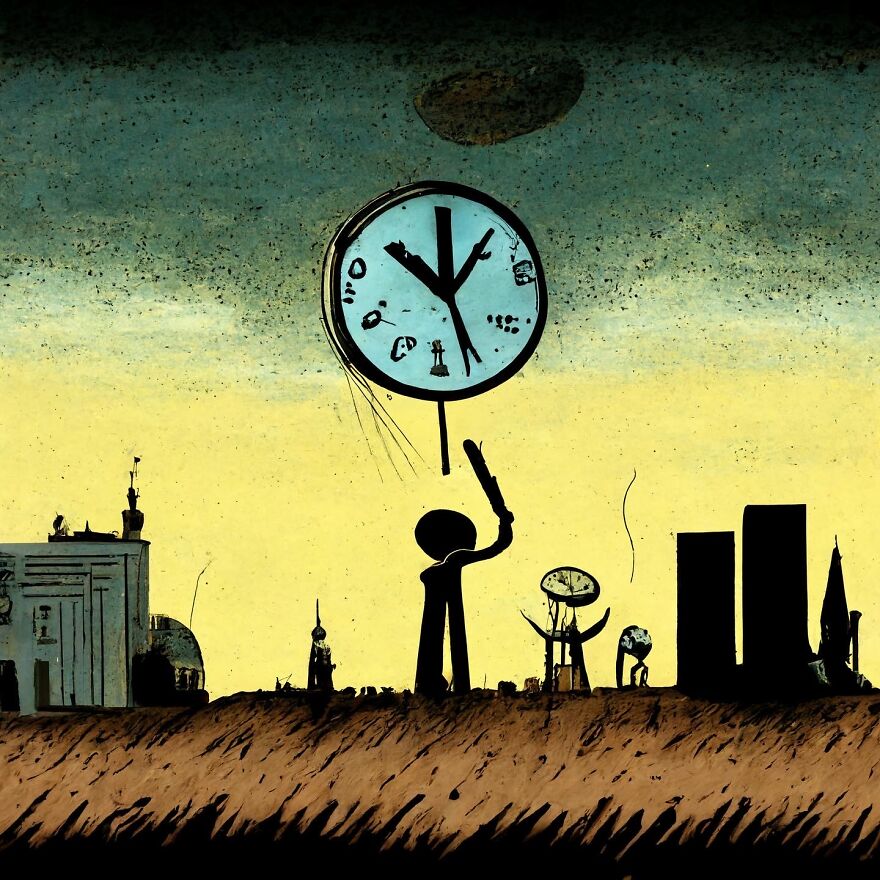 I Created 8 Stories With Ai About The World's Last Clock