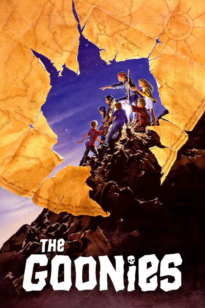 Movie poster for "The Goonies"