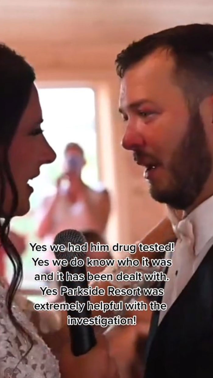 Heartbreaking Footage Shows Groom Unable To Speak After Having His Drink Spiked On His Wedding Day Heartbreaking Footage Shows Groom Unable To Speak After Having His Drink Spiked On His Wedding Day