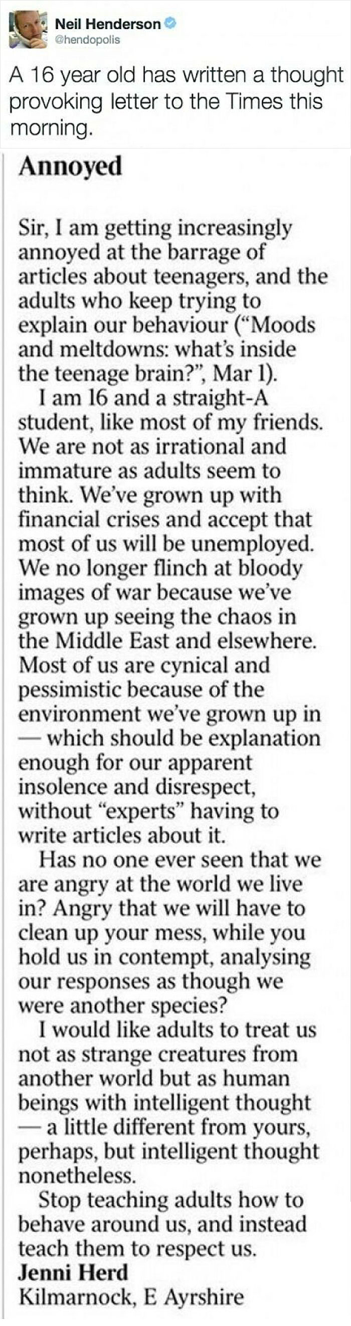 A 16 Year Old Takes Her Shot And Politely Dispatches Her Belittling Elders