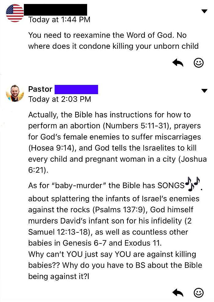 Preacher Speaking God's Word