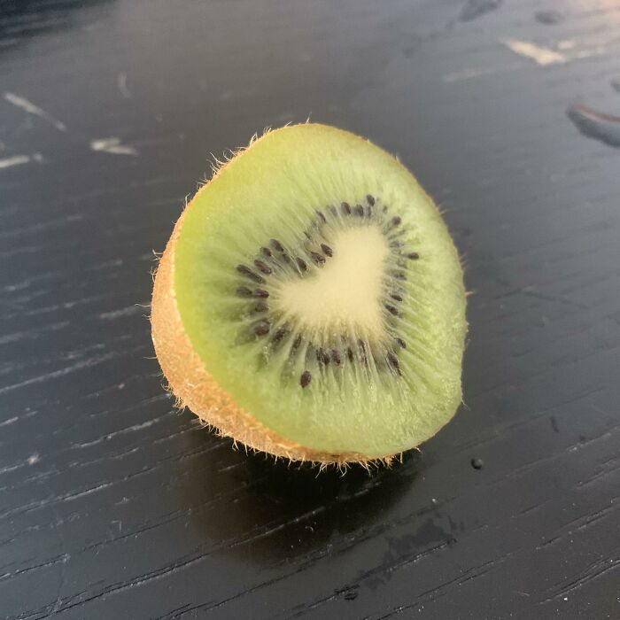 This Kiwi With A Heart Shaped Core