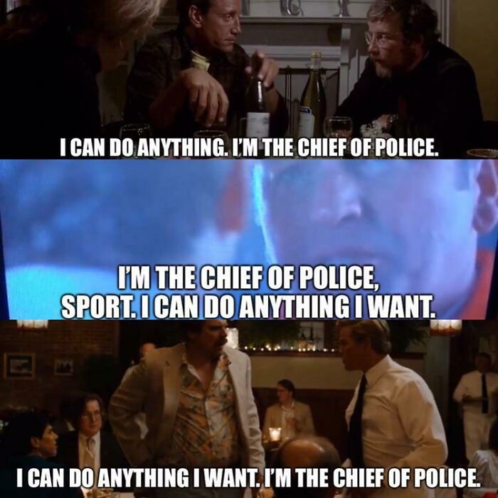 In Stranger Things, Hopper’s “Chief Of Police” Quote Is Used In Jaws And Bride Of Chucky