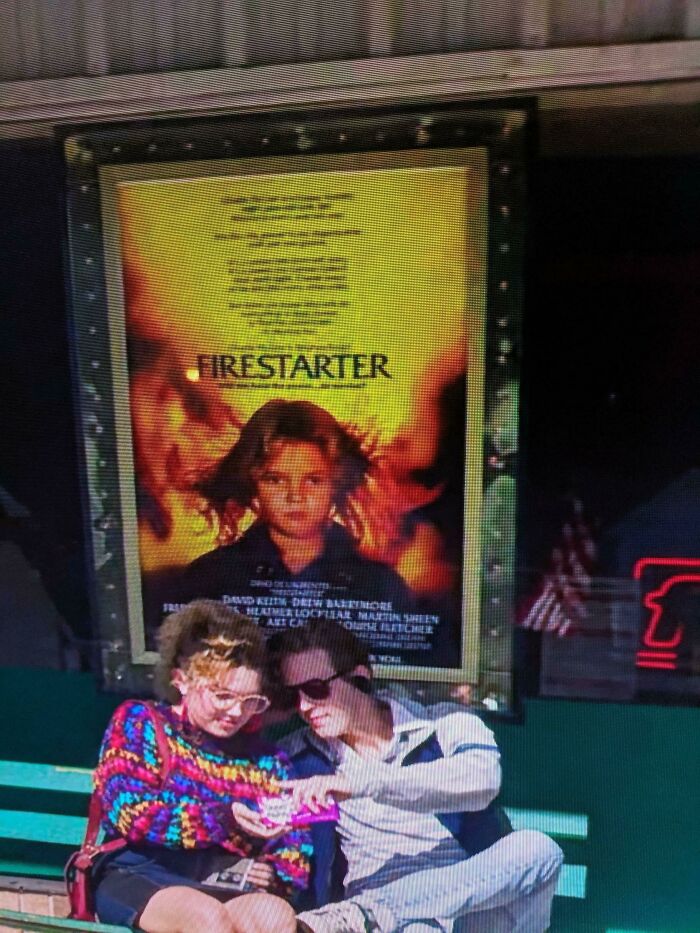 Stranger Things 3: A Poster Is Prominently Displayed For Firestarter. The Main Character, Charlie, Shares Many Characteristics With Eleven