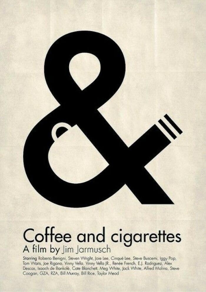 This Movie Poster. Coffee And Cigarettes